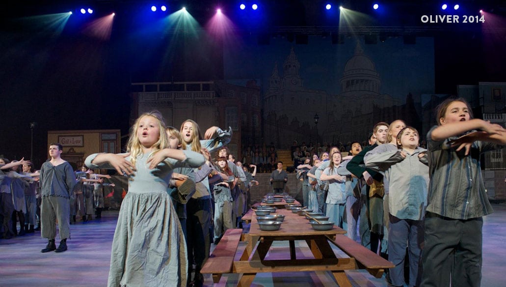 Oliver the Musical at the Derwent Entertainment Centre, Hobart in 2014